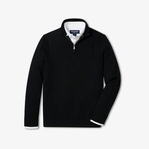 Mizzen+Main black heritage quarter zip